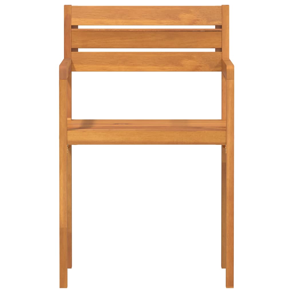 Tuinstoelen 4 st 50x53x80 cm massief acaciahout