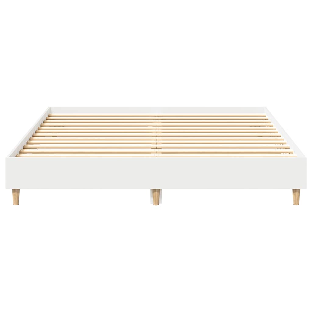 Bedframe zonder matras 150x200 cm spaanplaat wit