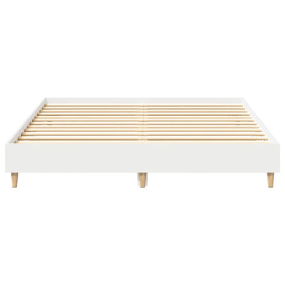 Bedframe zonder matras 150x200 cm spaanplaat wit