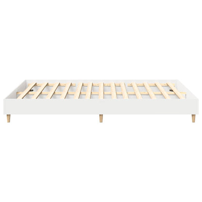 Bedframe zonder matras 150x200 cm spaanplaat wit