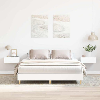 Bedframe zonder matras 150x200 cm spaanplaat wit