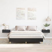 Bedframe 150x200 cm spaanplaat zwart