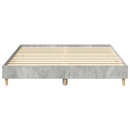 Bedframe zonder matras 150x200 cm spaanplaat betongrijs