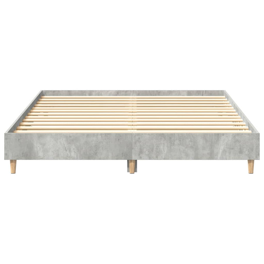 Bedframe zonder matras 150x200 cm spaanplaat betongrijs