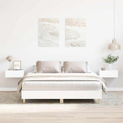 Bedframe 140x200 cm spaanplaat wit