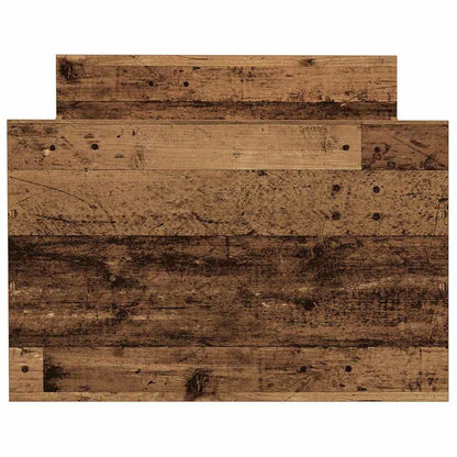 Bedframe zonder matras 100x200 cm bewerkt hout oud hout