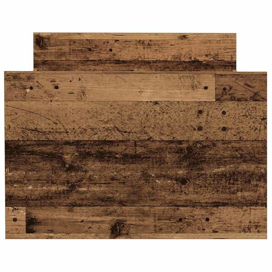 Bedframe zonder matras 100x200 cm bewerkt hout oud hout