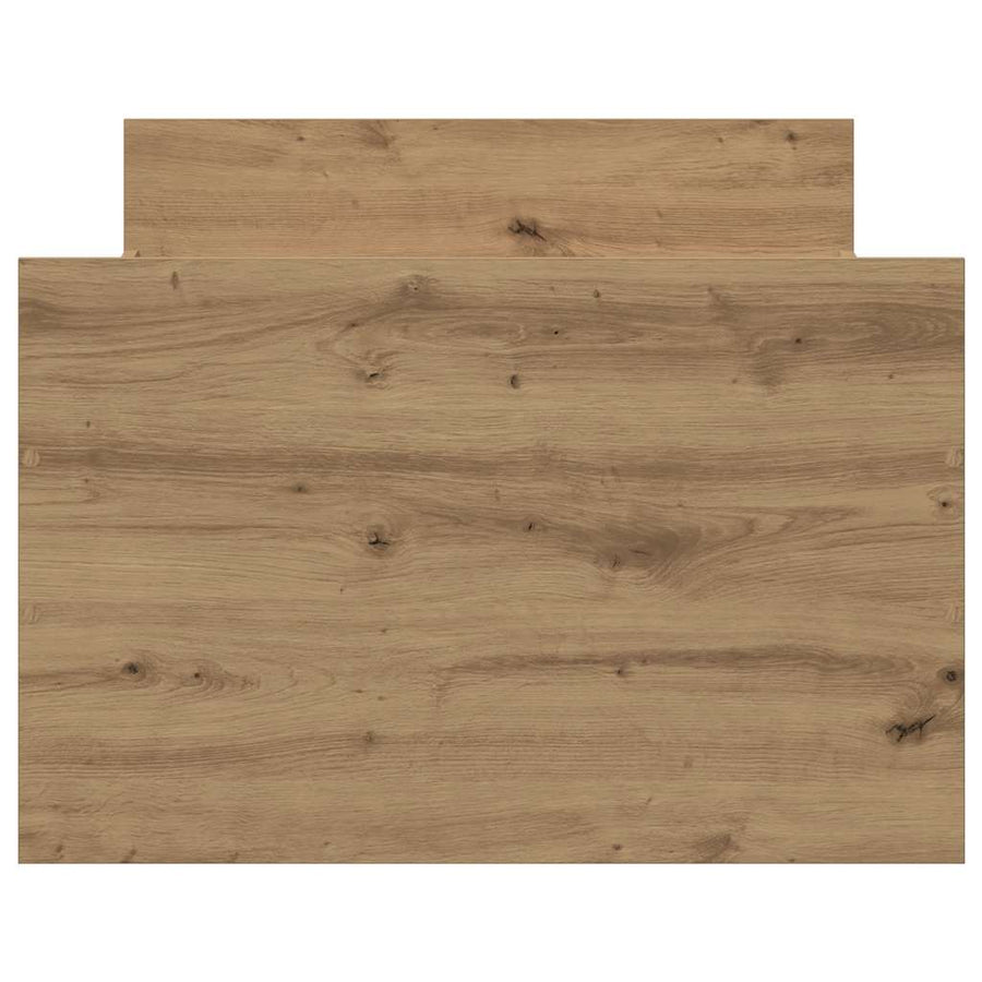 Bedframe zonder matras spaanplaat artisanaal eikenkleurig