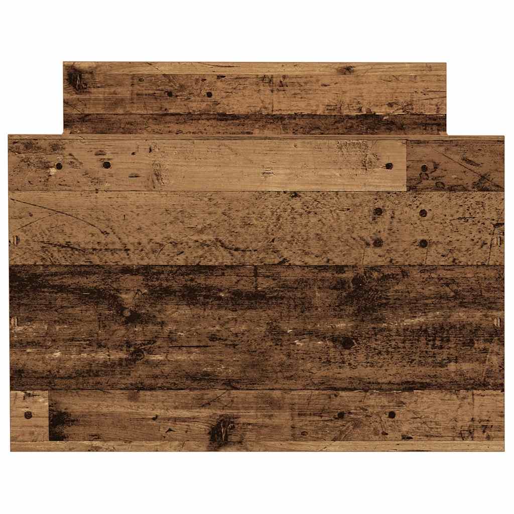 Bedframe zonder matras bewerkt 90x200 cm bewerkt hout oud