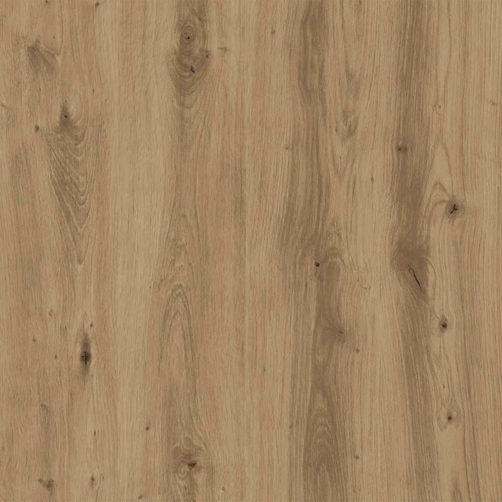 Bedframe zonder matras spaanplaat artisanaal eikenkleurig