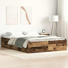 Bedframe 160x200 cm bewerkt hout oud hout