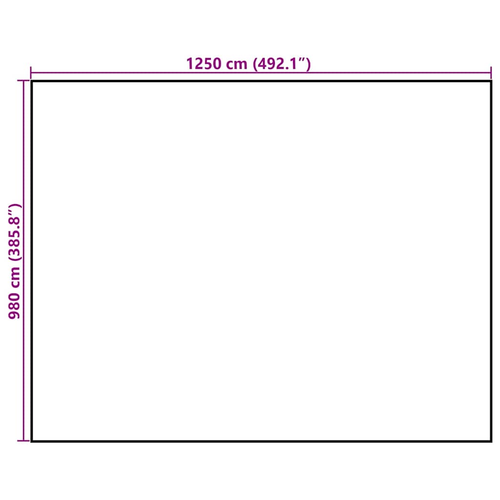 Hooibergzeil 9,8x12,5 m 140 g/m² polypropyleen