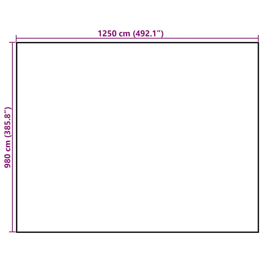 Hooibergzeil 9,8x12,5 m 140 g/m² polypropyleen
