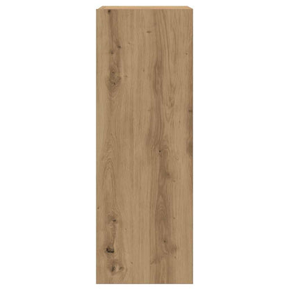 Tv-wandkasten 3 st bewerkt hout artisanaal eikenkleurig