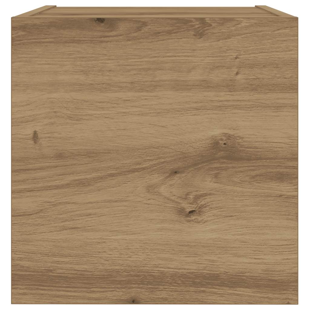 Tv-Wandkasten 6 St Bewerkt Hout 160 cm