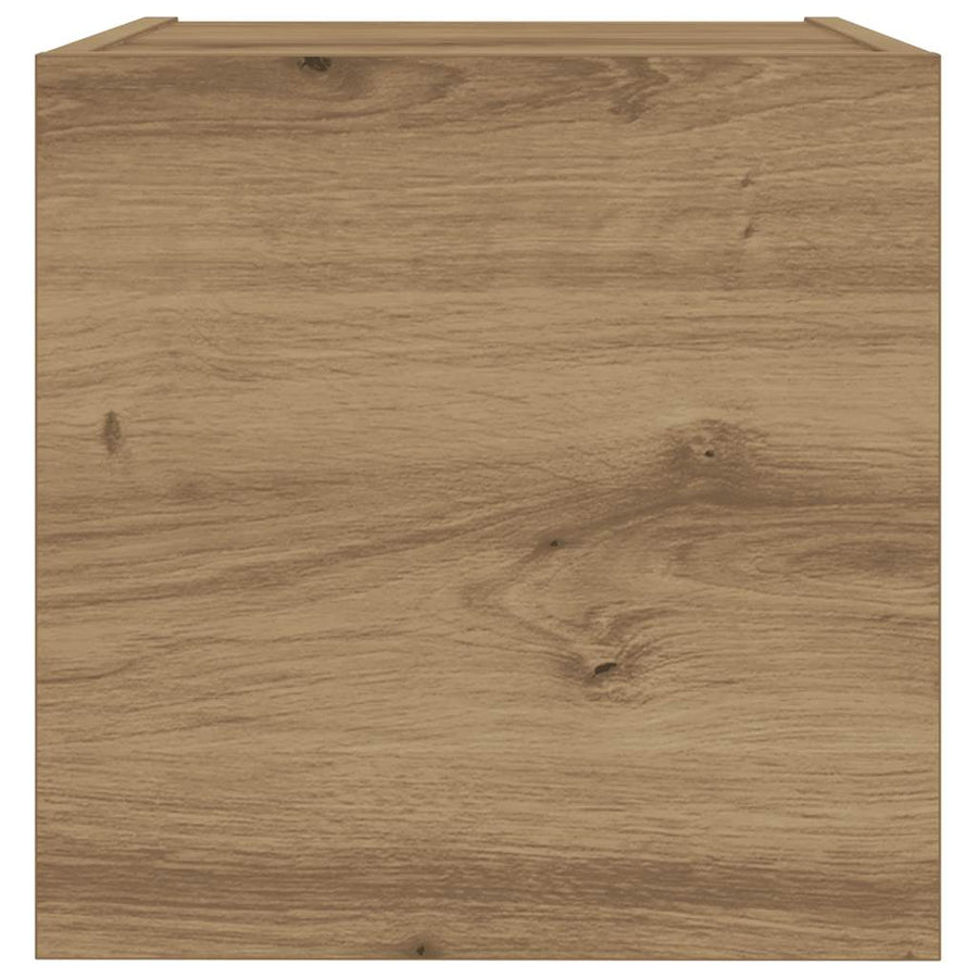 Tv-Wandkasten 6 St Bewerkt Hout 160 cm