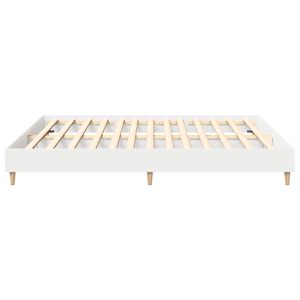 Bedframe zonder matras 180x200 cm spaanplaat wit