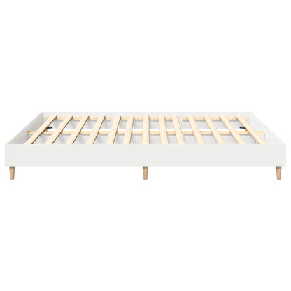 Bedframe zonder matras 180x200 cm spaanplaat wit