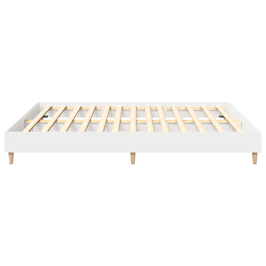 Bedframe zonder matras 180x200 cm spaanplaat wit