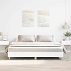 Bedframe 180x200 cm spaanplaat wit