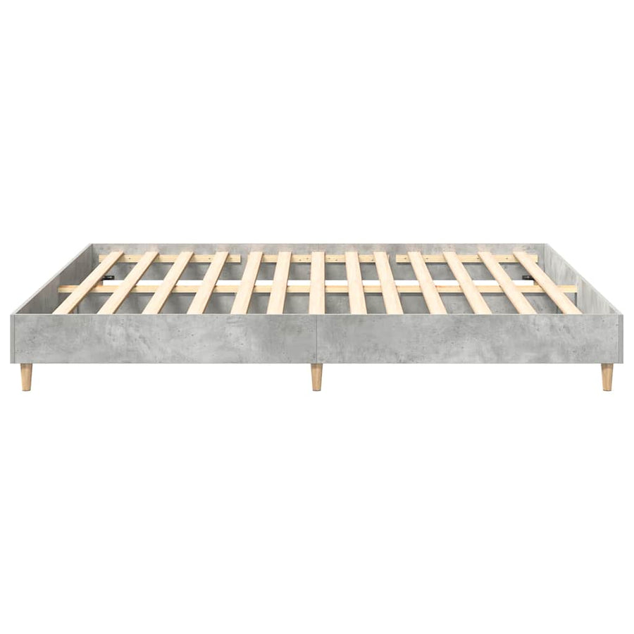 Bedframe zonder matras 180x200 cm spaanplaat betongrijs