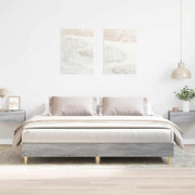 Bedframe 180x200 cm spaanplaat grijs Sonoma