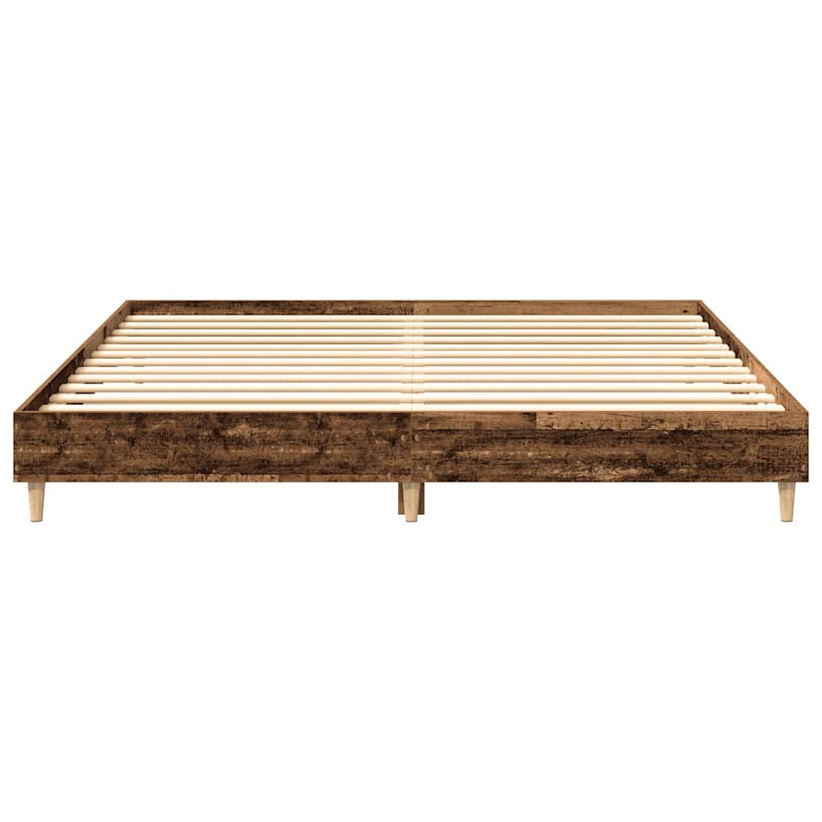 Bedframe zonder matras 180x200 cm bewerkt hout oud hout