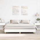 Bedframe 160x200 cm wit spaanplaat
