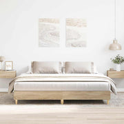 Bedframe 160x200 cm hout sonoma eiken