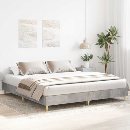 Bedframe zonder matras 160x200 cm spaanplaat betongrijs