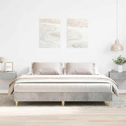 Bedframe 160x200 cm spaanplaat betongrijs