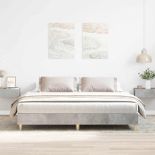 Bedframe zonder matras 160x200 cm spaanplaat betongrijs