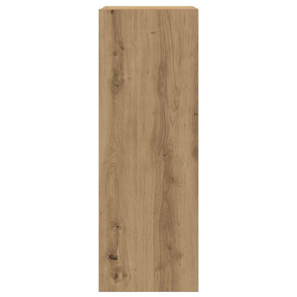 8-Delig Tv-Meubelset Wandmontage Bewerkt Hout Artisanaal Eiken 8
