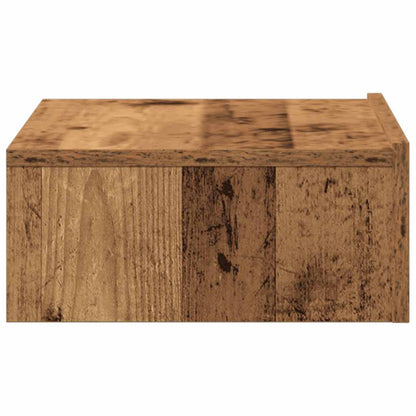 Nachtkastje 60x35 cm spaanplaat oud hout