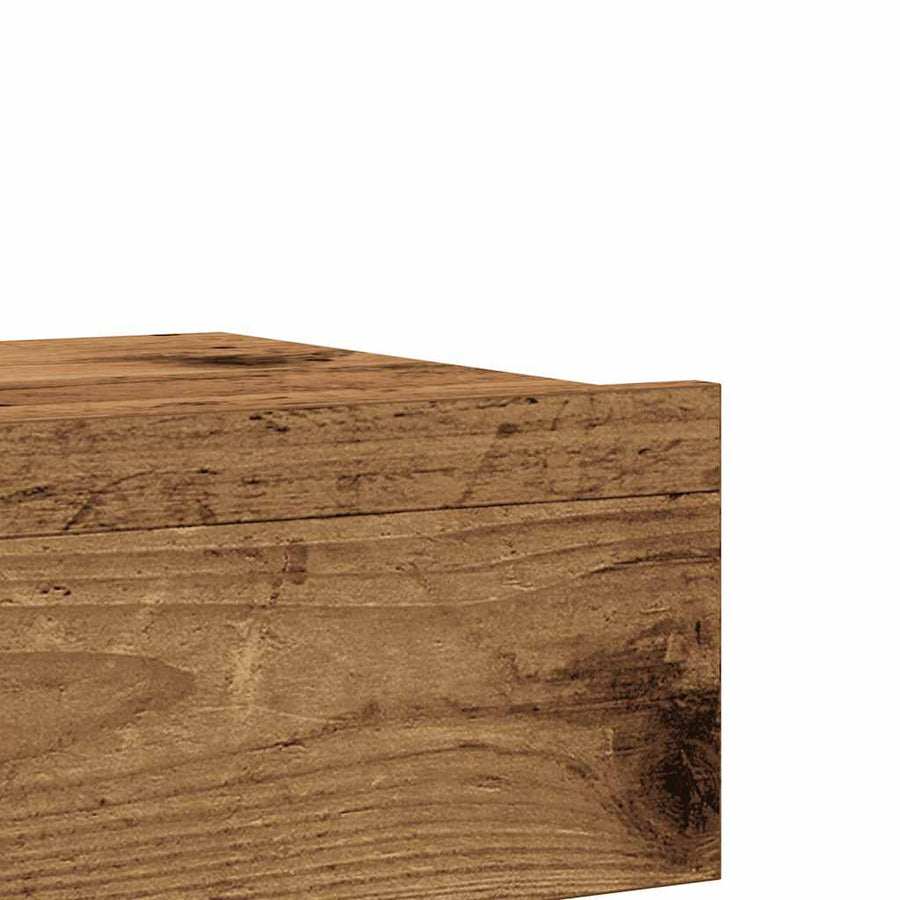 Nachtkastje 60x35 cm spaanplaat oud hout