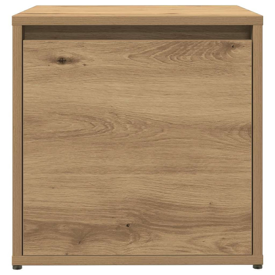 Halmeubelset bewerkt hout artisanaal eikenkleur