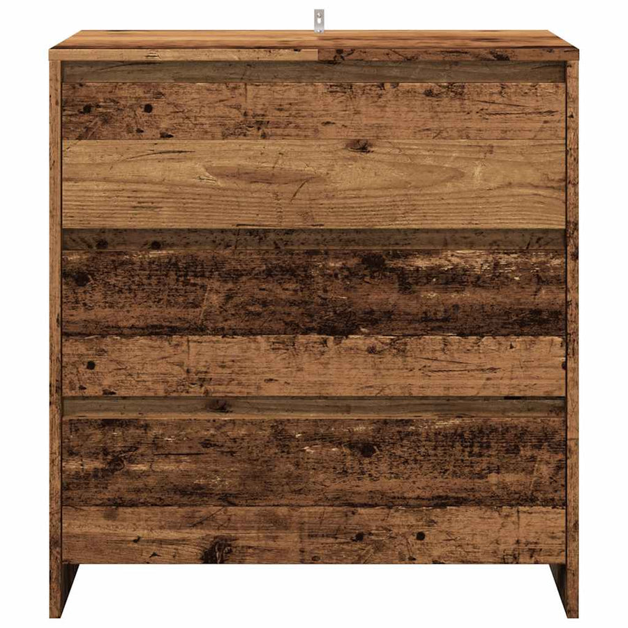 2-delige Dressoirs bewerkt hout oud houtkleurig