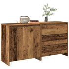 2-piece Sideboards carved wood old wood-colored