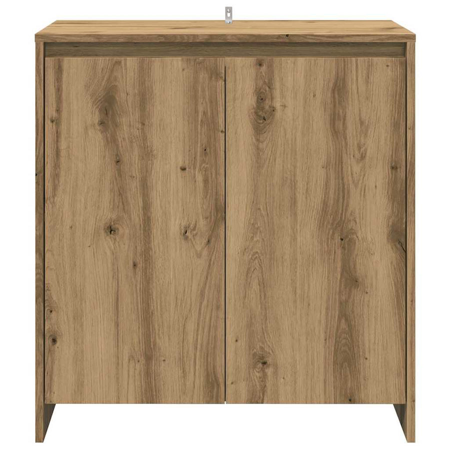 2-delige Dressoirs bewerkt hout artisanaal eikenkleur