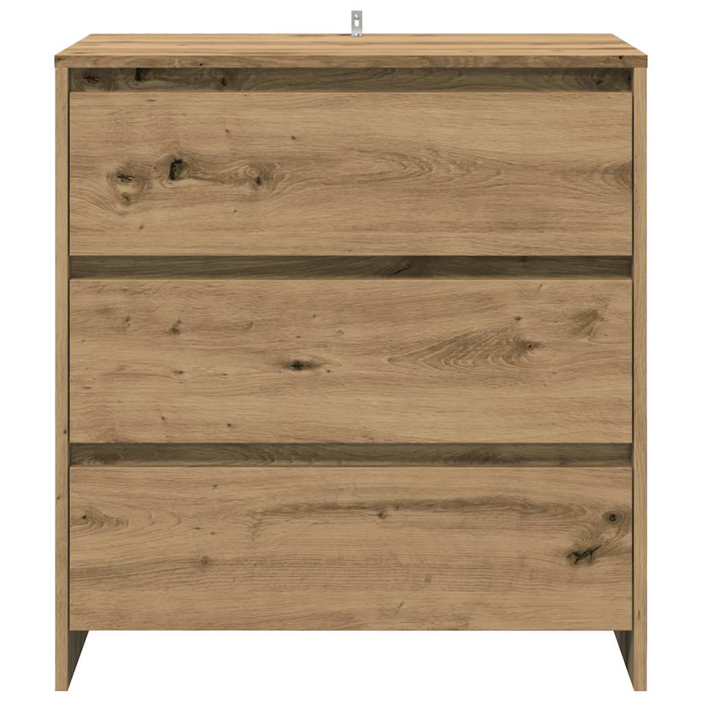 2-delige Dressoirs bewerkt hout artisanaal eikenkleur