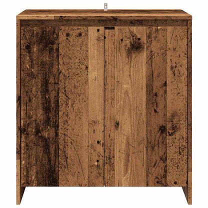 3-delige Dressoirs bewerkt hout oud houtkleurig