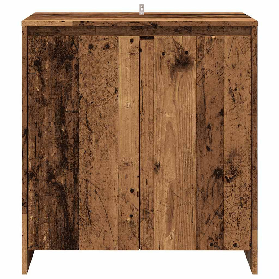3-delige Dressoirs bewerkt hout oud houtkleurig