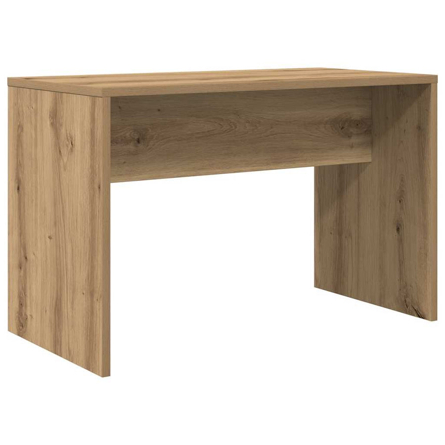 Kaptafelset Met Led-Verlichting Bewerkt Hout Artisanaal Eiken artisanaal eikenkleurig