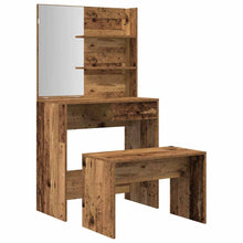 Kaptafelset bewerkt hout oud houtkleurig