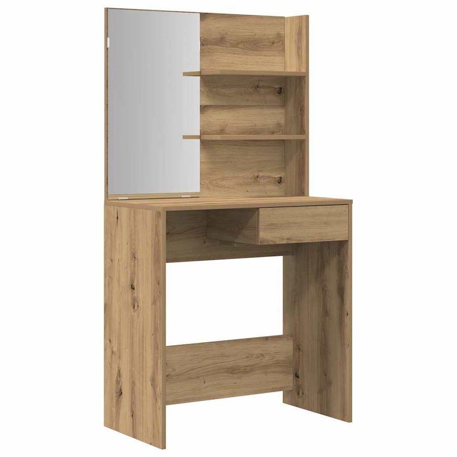 Kaptafelset Bewerkt Hout Artisanaal Eiken artisanaal eikenkleurig