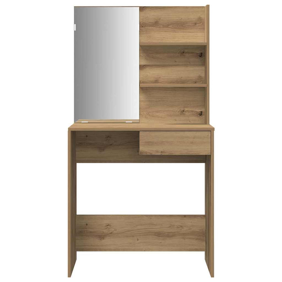 Kaptafelset Bewerkt Hout Artisanaal Eiken artisanaal eikenkleurig