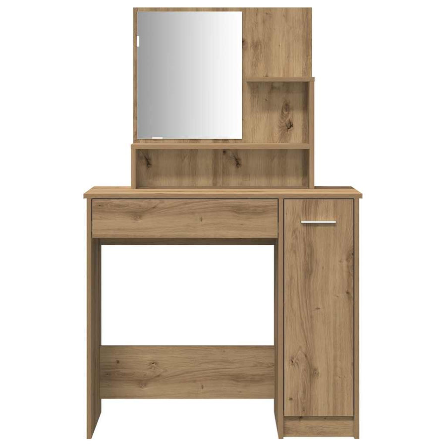 Kaptafelset Bewerkt Hout Artisanaal Eiken artisanaal eikenkleurig
