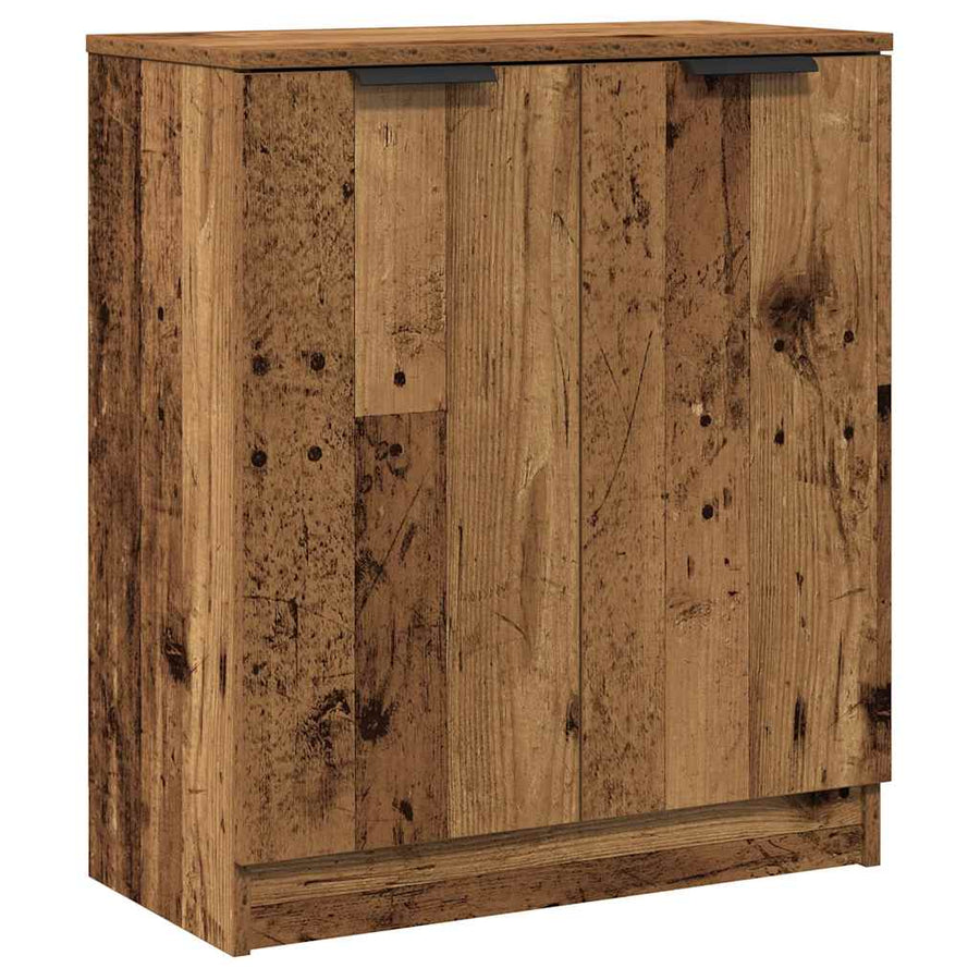 Dressoirs 3 st 60x30x70 cm bewerkt hout oud houtkleurig