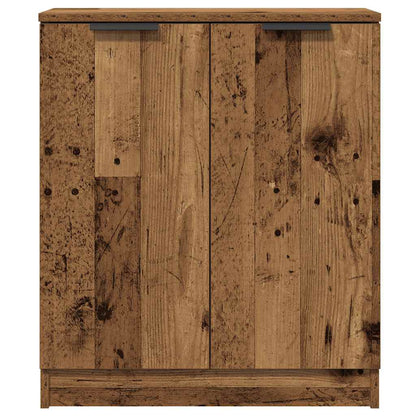 Dressoirs 3 st 60x30x70 cm bewerkt hout oud houtkleurig