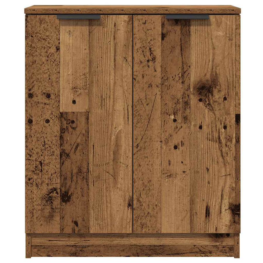 Dressoirs 3 st 60x30x70 cm bewerkt hout oud houtkleurig